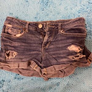 Aeropostale Distressed Jean Shorts. Size 00